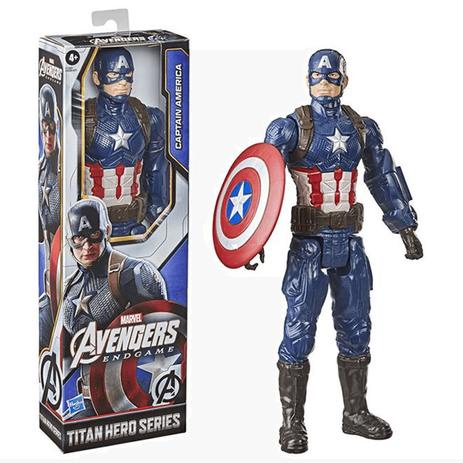 BONECO CAPITÃO AMERICA TITAN HERO ORIGINAL AVENGERS
