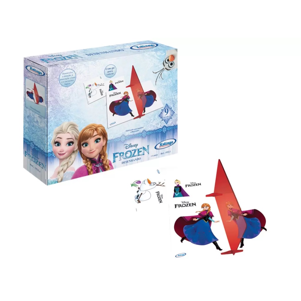 Brinquedo Kit Mágico Para Desenhar E Pintar Disney Frozen Envio Imediato -  Grow - Kit de Colorir - Magazine Luiza