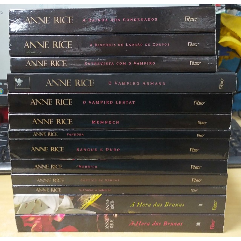 Coleção Anne Rice - As Crônicas Vampirescas / As Vidas dos Bruxos ...