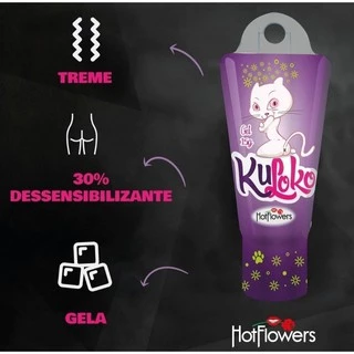 Kuloko Gel Dessensibilizante E Excitante Anal Prazer Pessoal Sex Shop Lubrificante Hot Flowers