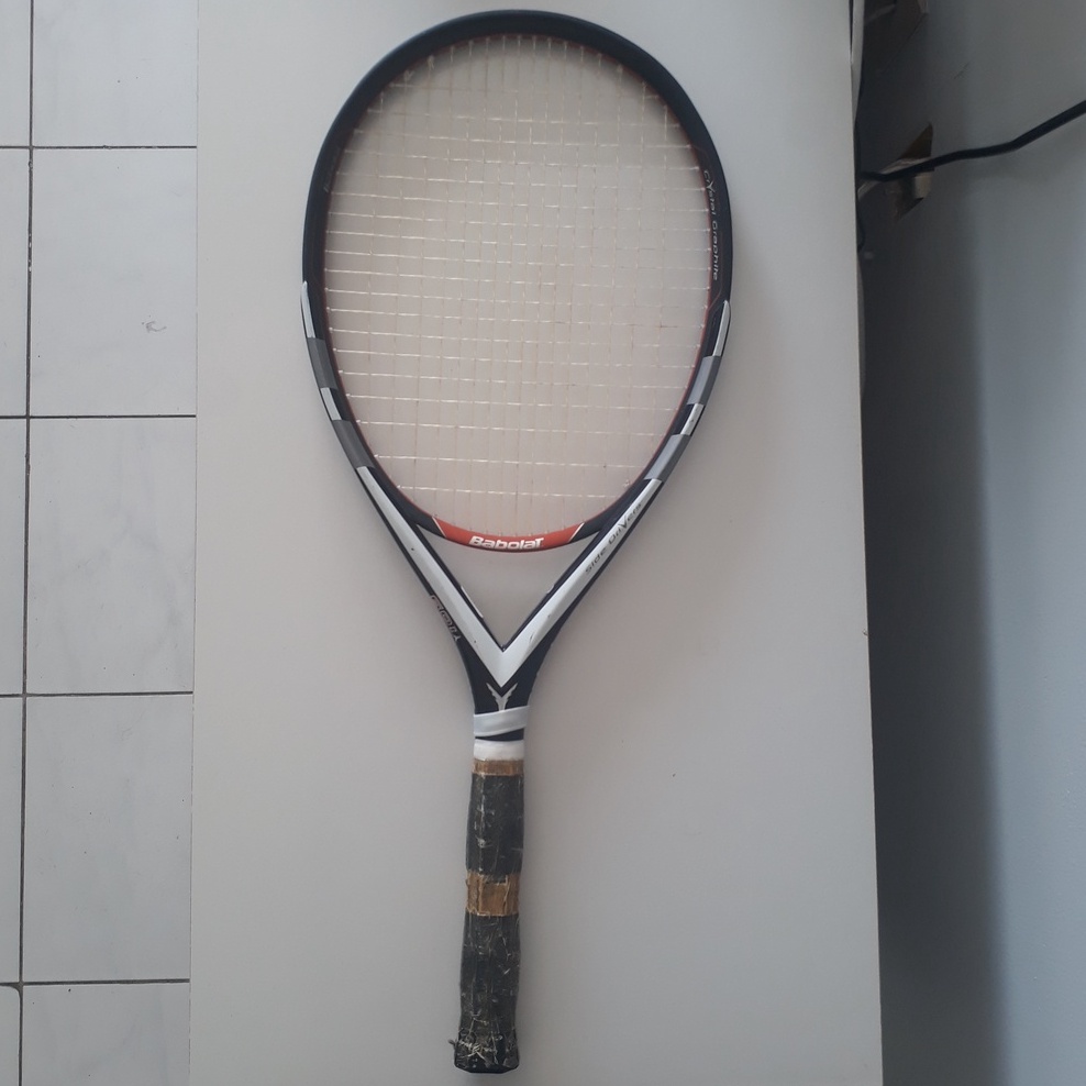 01 Raquete de t nis tennis Babolat Y109 de Grafite Usada