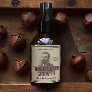 Tônico de Crescimento para Barba e Bigode Natural Vegano