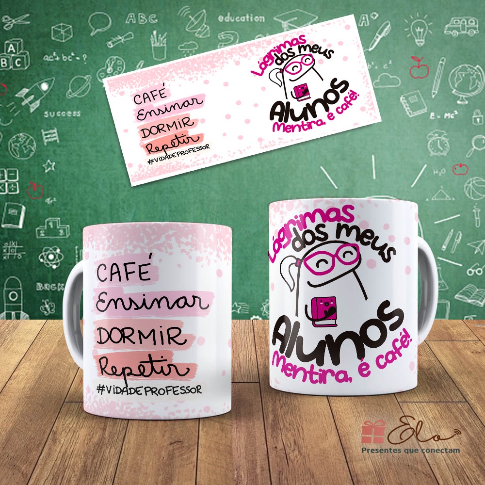 Caneca X Cara Flork Professor L Grima Dos Meus Alunos Shopee Brasil