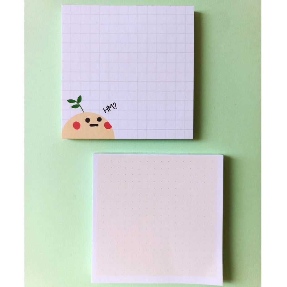 Kit Bloquinho de notas "Hm" Quadriculado e Pontilhado 50 folhas