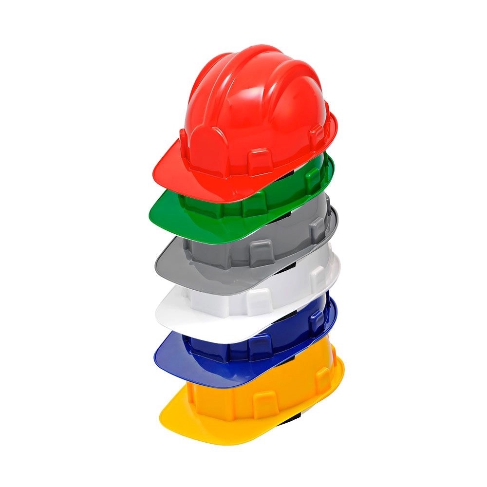 Capacete de Segurança Aba Frontal Obra Proteção Trabalho EPI
