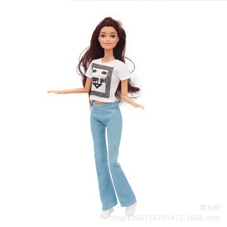 Adequado Para 30cm Barbie/Fashion/Jeans/Mudança De Roupas , Uma