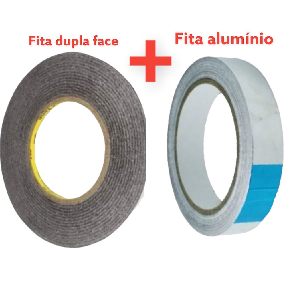 kit Fita dupla face Fita Adesiva 3m P/ Tela Celular Dupla Face 1 fita ...