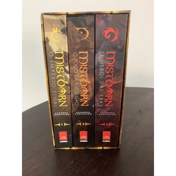 Mistborn Trilogia box completo Brandon Sanderson | Shopee Brasil
