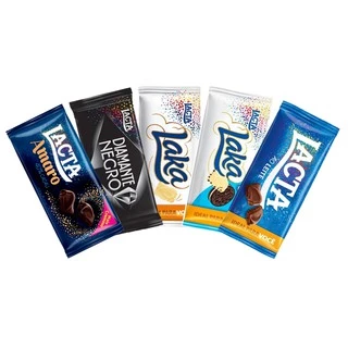 Chocolate em barra Lacta 80g Sabores