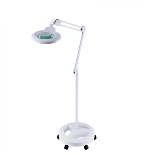 Luminária Lupa Led Articulado Profissional Estética com Roda 5X 120 Leds