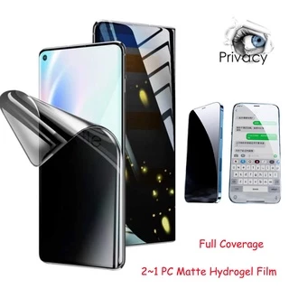 Xiaomi Mi 11 Ultra Mi11Pro 10 Mi10 Pro A3 CC9 Micc9e Lite Matte Anti-Spy Premium Privacidade Filme Hidrogel Protetor De Tela De Proteção De Reparo Automático