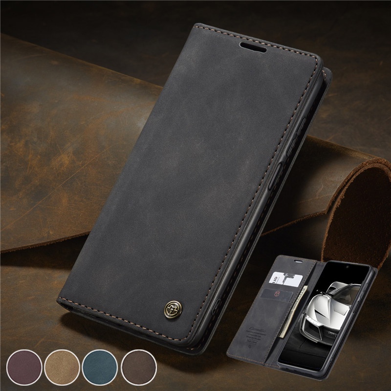 Capa De Couro Magnética Com Cartão Para Samsung Galaxy M31/M51/A42/A52/A72/A32/A22/A12A51/A71