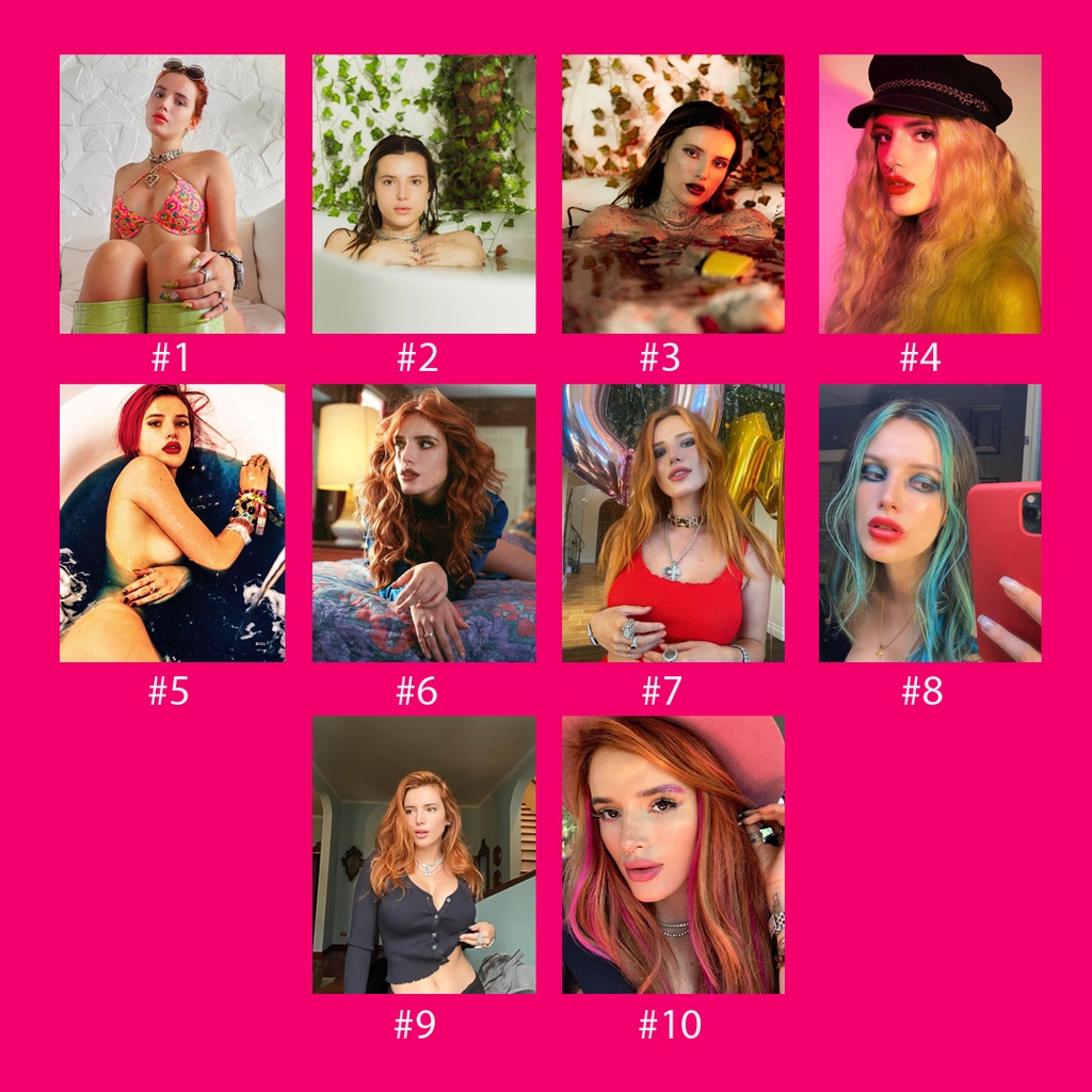 Bella Thorne - Pack 01 - PhotocardPolaroidA5A4 (Leia a descrição) |  Shopee Brasil