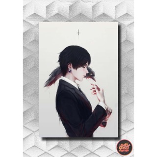 Quadro Metalizado Gon e Killua hunter x hunter Anime Placa Decorativa