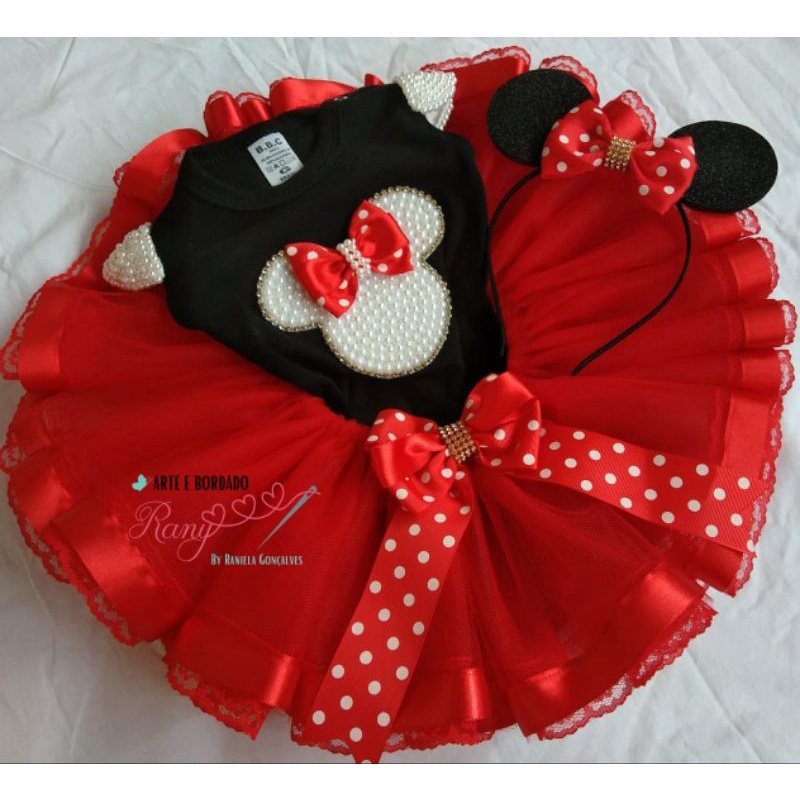 Saia da sale minnie vermelha