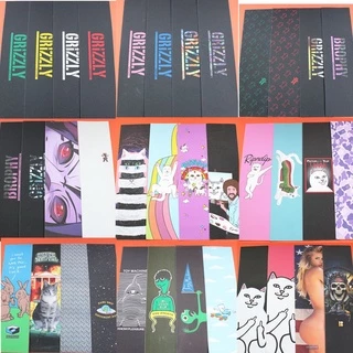 Genuine mob GRIPTAPE sandpaper frosting sticker air hole sandpaper coarse and fine sand ripndip professional skateboard sandpaper