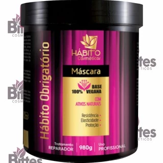 Máscara Vegana Hábito Obrigatório Hábito Cosméticos
