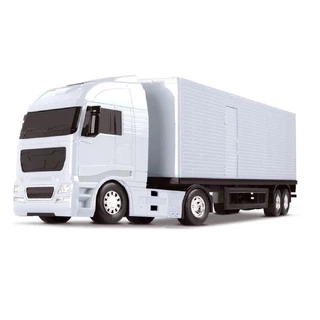 Carreta Caminhão Baú Branco De Brinquedo 68cm Diamond Truck 1330 - Roma