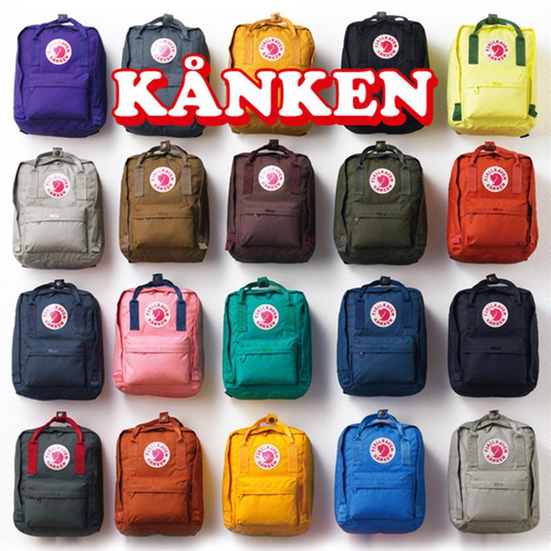 Original 7L/16L/20L Mochila Fjallraven Kanken / Mochila Unissex para Uso Externo