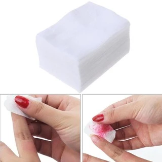 Algodão Prensado 100% Natural 500 Unidades Remoção Esmaltes e remoção de Gel UV Nail Wipes. JWJLC