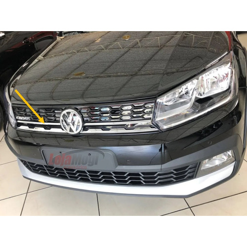 Sobre Grade Volkswagen Saveiro Cross 2014 A 2016 Cromada Aço Inox