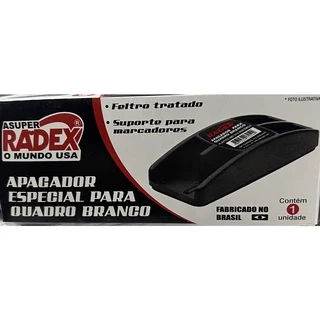 Apagador p/ quadro branco radex.
