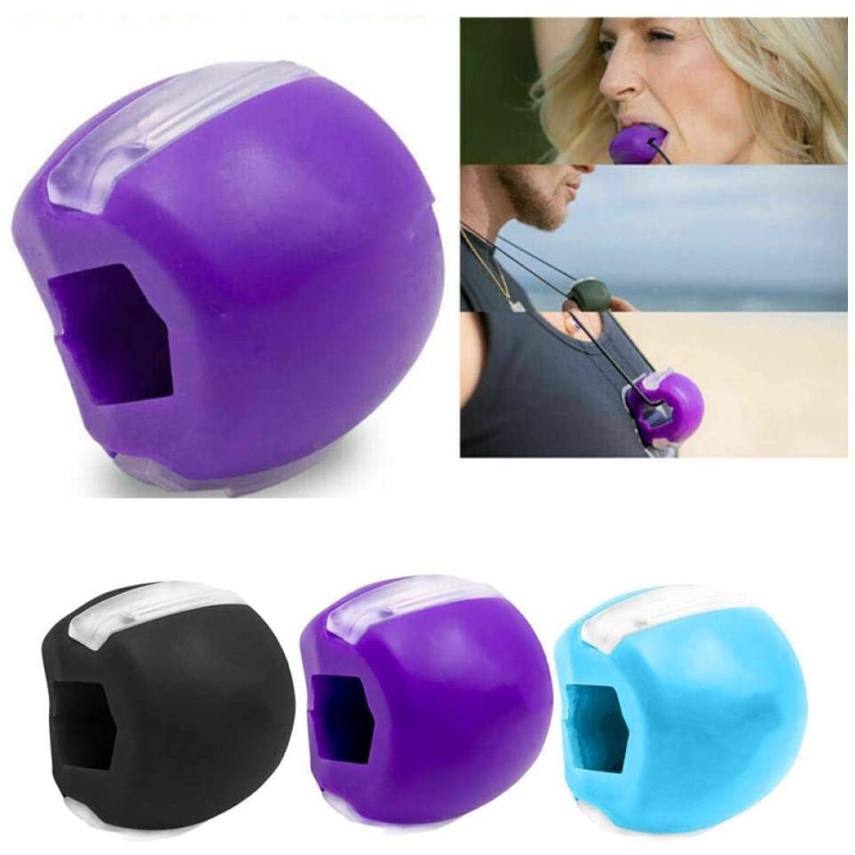 Jawzrsize Bola Exercitador de mandíbula Jawliner para mulheres e