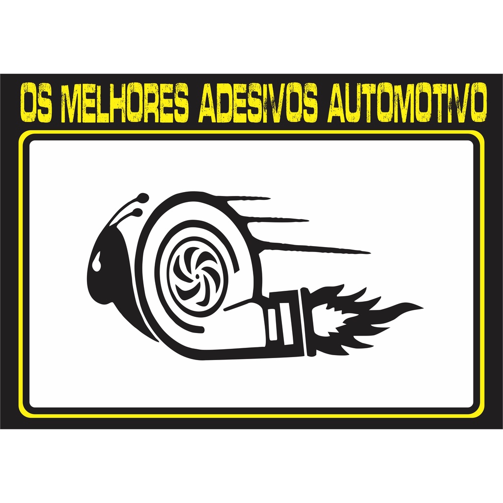 Auto+Turbo+Chip=fun Adesivo Turbocompressore Chiptuning - Foto 10