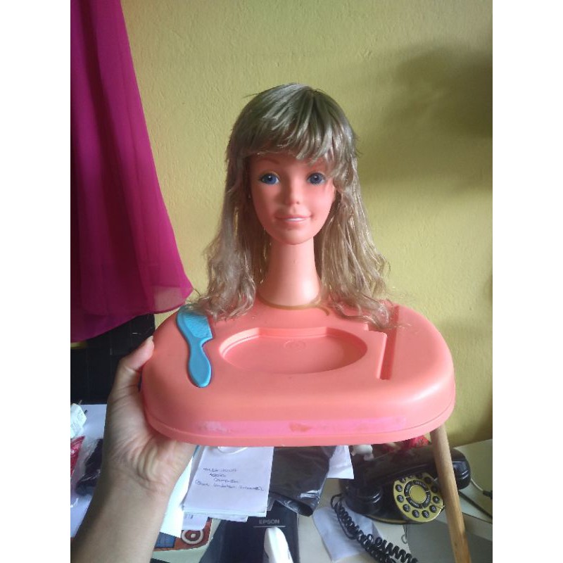 Barbie Face Da Estrela Boneca Antiga P/ Maquiar. Original - R$ 350,00