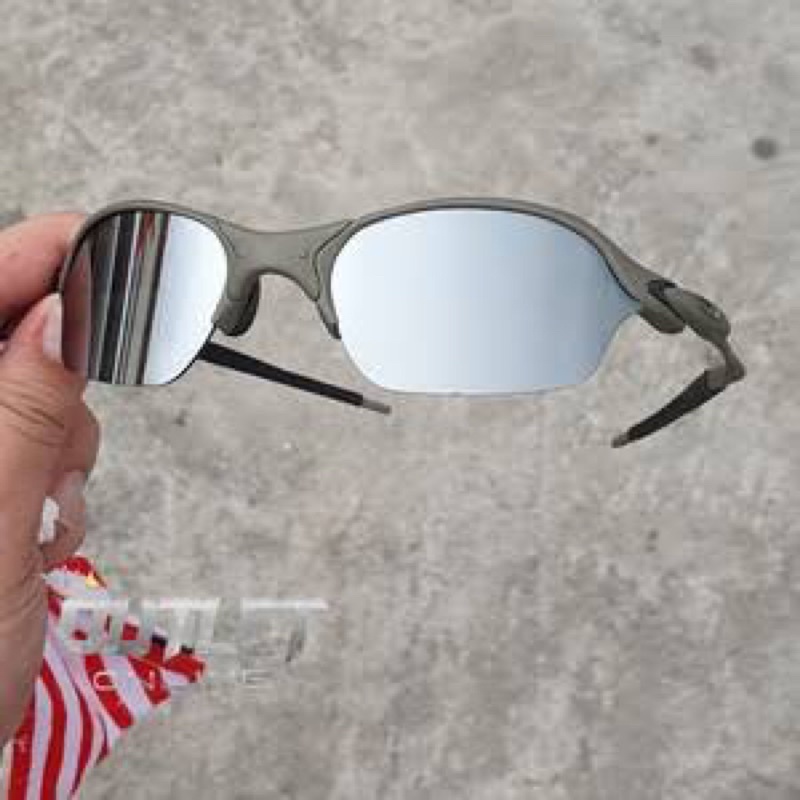 Oculos De Sol Oakley Juliet Original Prata Lente Espelhada