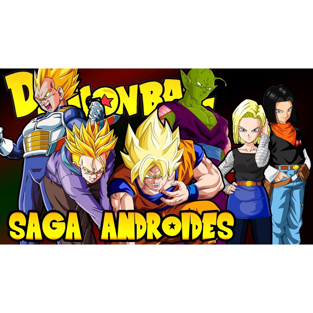 Dragon Ball Z Saga Dos Androides Completa Em 3 Dvds