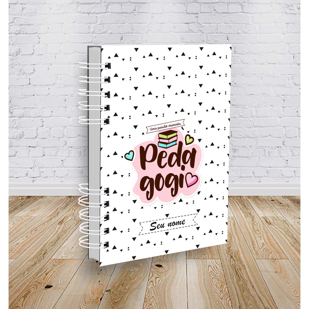 Caderno Personalizado Pedagogia Shopee Brasil 6295