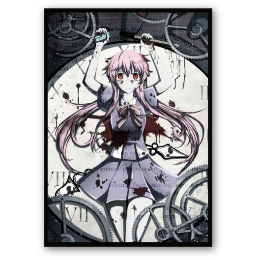 Poster Fotográfico Adesivo Anime Mirai Nikki Yuno - Cogumelo Corp - Pôster  - Magazine Luiza