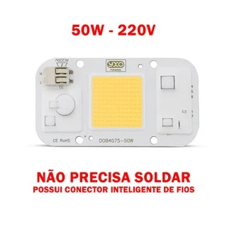 Chip Led Cob 50W 3500K YXO 220V