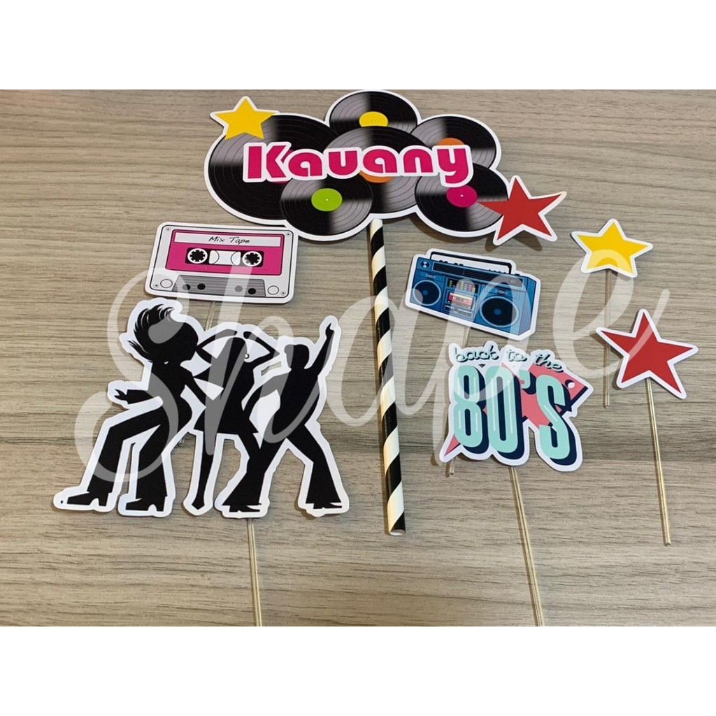 Decorazione per Torta Compleanno, Happy Birthday Decorazioni Torta, Pattinaggio a Rotelle Cake Topper, Decorazione per Torta per Ragazza Feste Di Compleanno