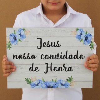 Plaquinha De Casamento Personalizada Adesivada A Escolher