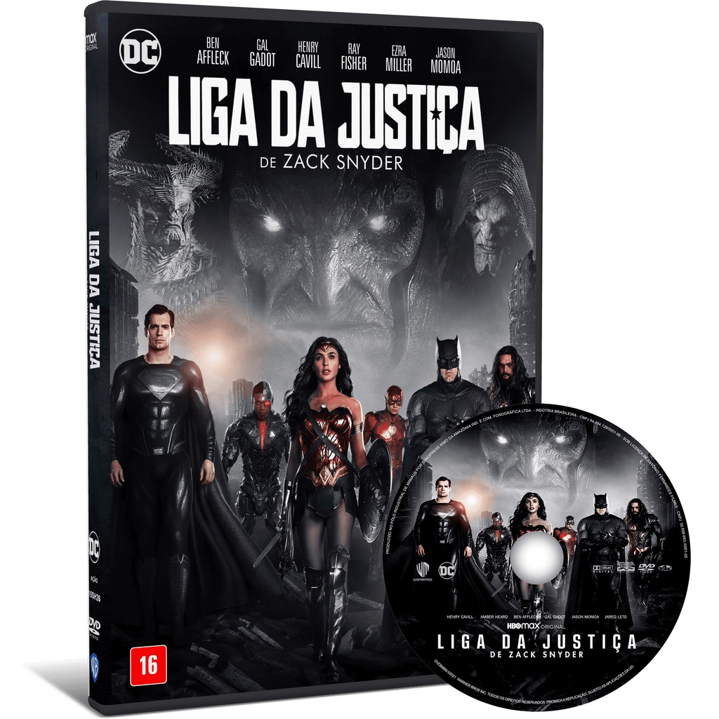 Dvd Zack Snyder Liga Da Justiça 2021 Shopee Brasil 