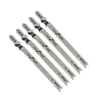 Lâmina Tico-Tico Bosch 76mm p/ Madeira 9 Dentes 5 Peças Clean for Wood T101B