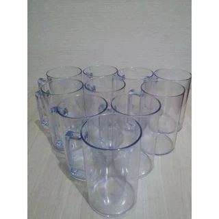 100 Canecas Chopp Lisa Acrílica 300ml (sem personalização)