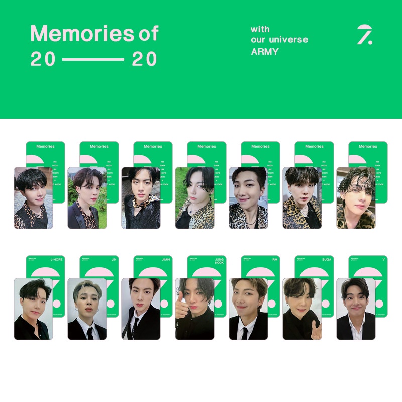 Cartão Foto Kpop Bts Bangtan Boys Memories of 2020 | Shopee Brasil