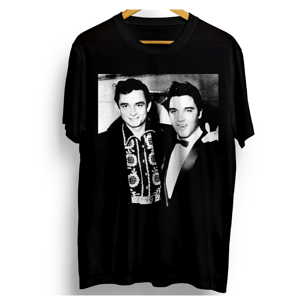 Johnny cash and elvis hotsell t shirt