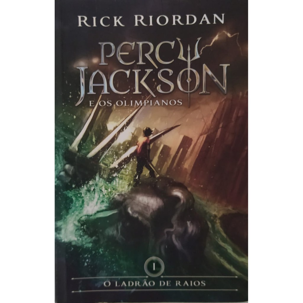 Percy Jackson e os olimpianos livro 1 o ladrão de raios - Rick Riordan ...