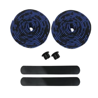Kit Fita Guidão Bike Bicicleta Speed Ciclismo Macia - Azul Camuflado