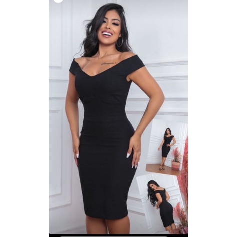 Vestido com tecido sales sarja