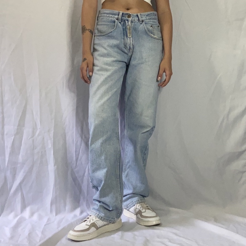 Calça Jeans Wide Leg Vintage CGC