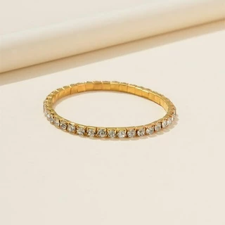Personalidade Simples , Luxo Leve , Sensação De Alta Qualidade , Temperamento Incrustado Com Diamantes , Cem Peças De Mão De Torre