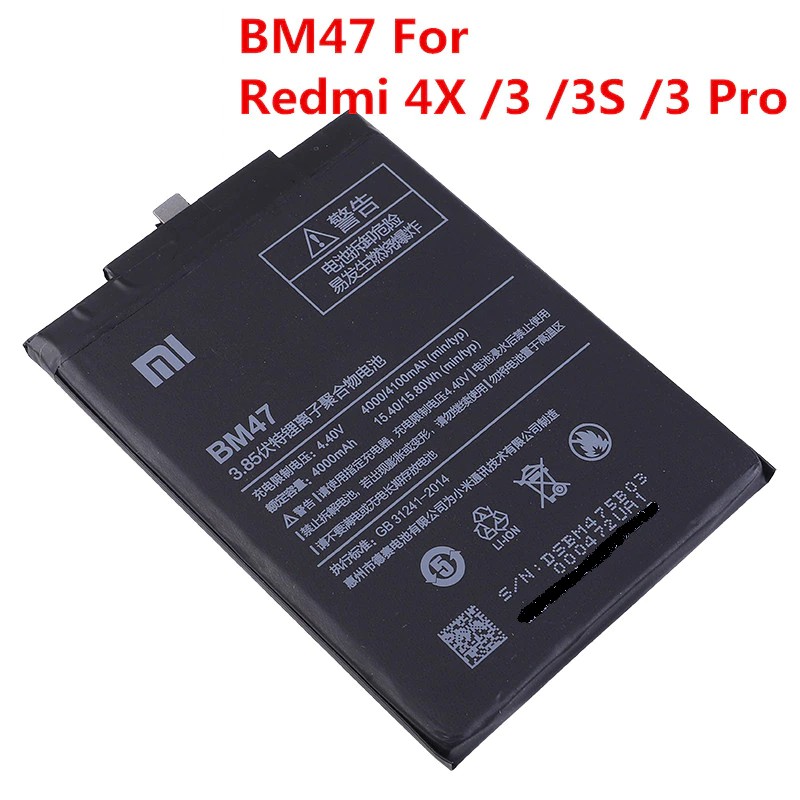 Bateria Bm47 Redmi 3 / Redmi 3 Pro / Redmi 4x 4050mAh