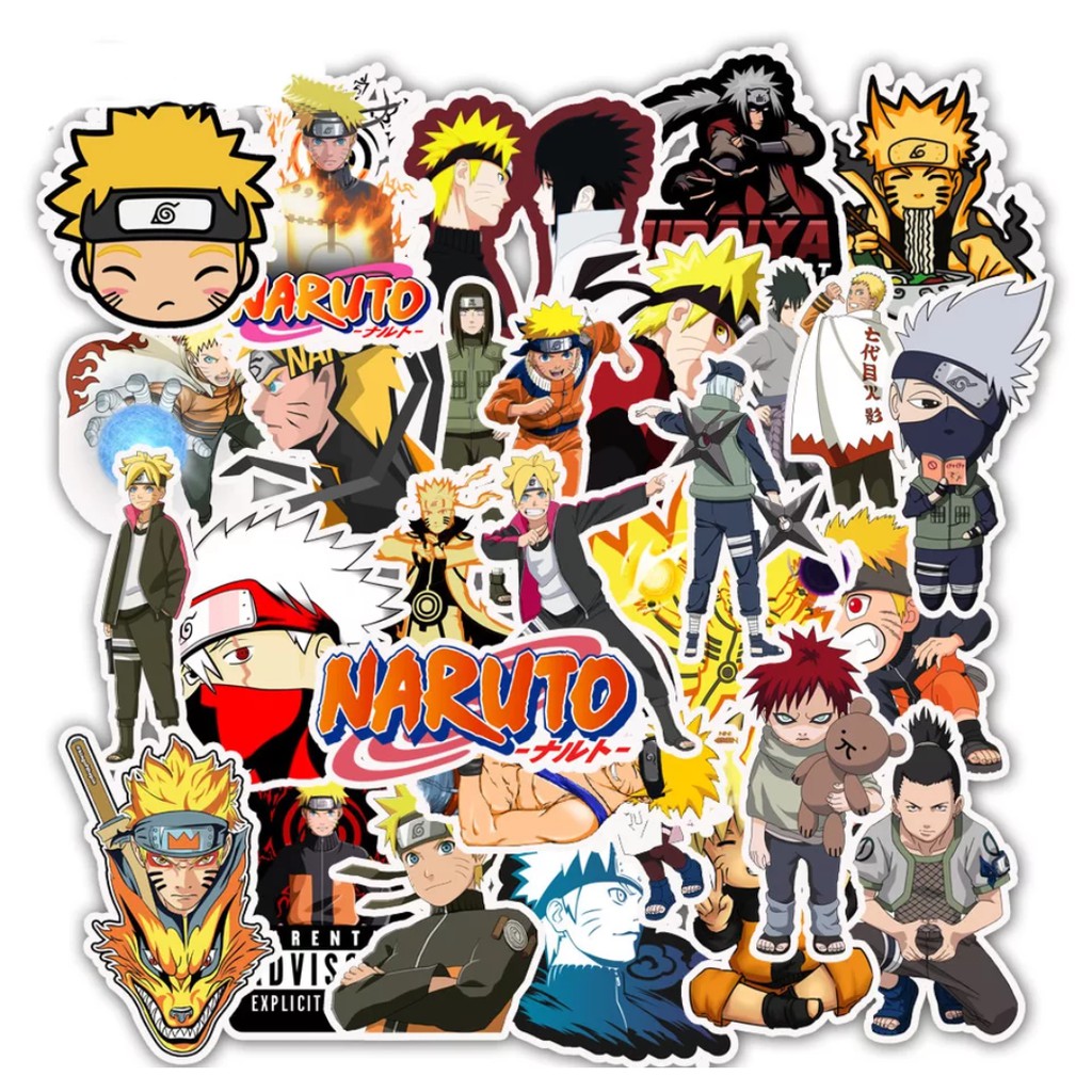 Adesivo Resinado Desenho Naruto - Shipuden Equipe 4 personagens - Central 66