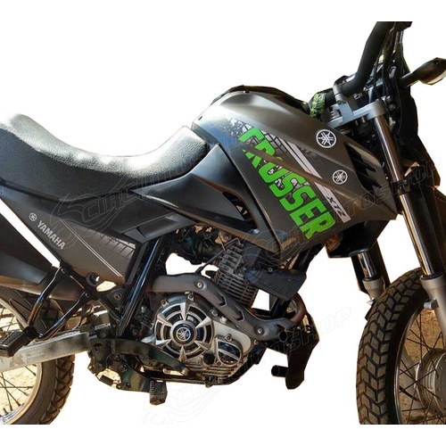 Kit Adesivo Moto Cross Trilha Xtz 250 Lander Verde Lm216