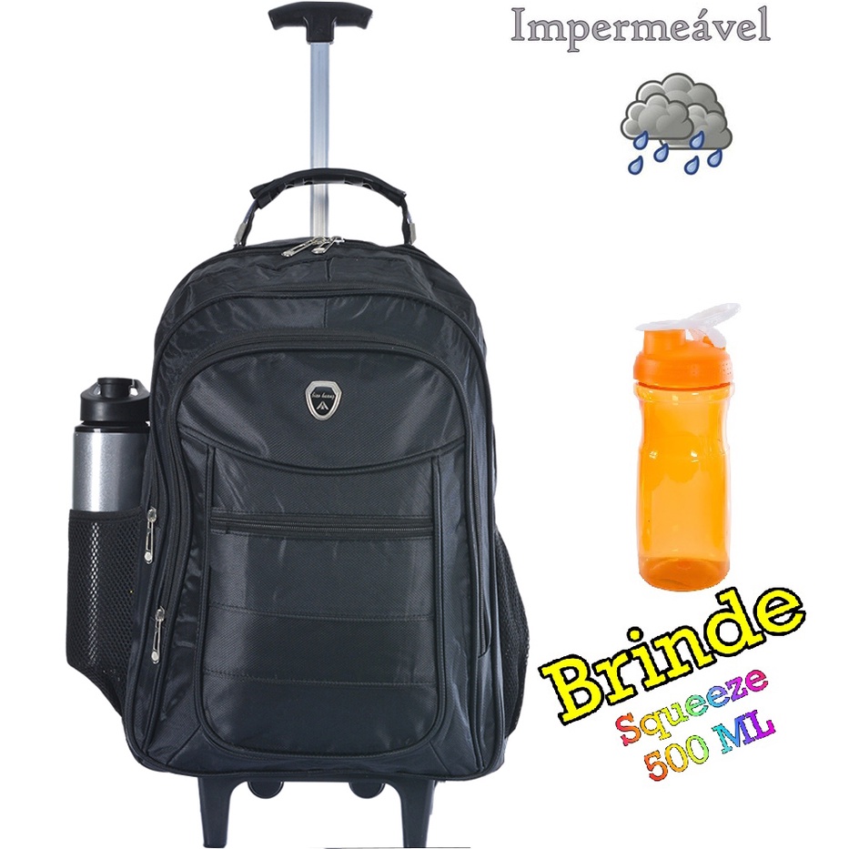 Mochila Masculina Executiva Notebook 15.6 16 17 Polegadas Cor